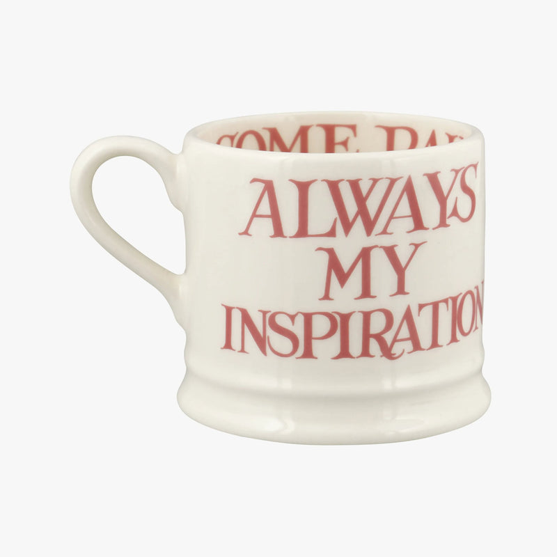 Emma Bridgewater Pink Toast My Brilliant Friend Small Mug