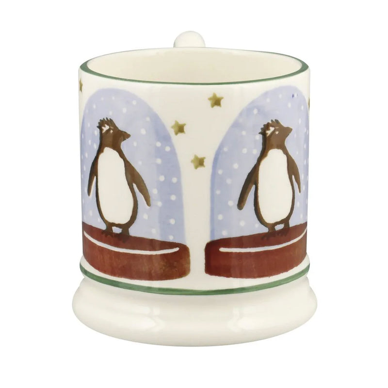 Emma Bridgewater Penguin Snow Globe 1/2 Pint Mug