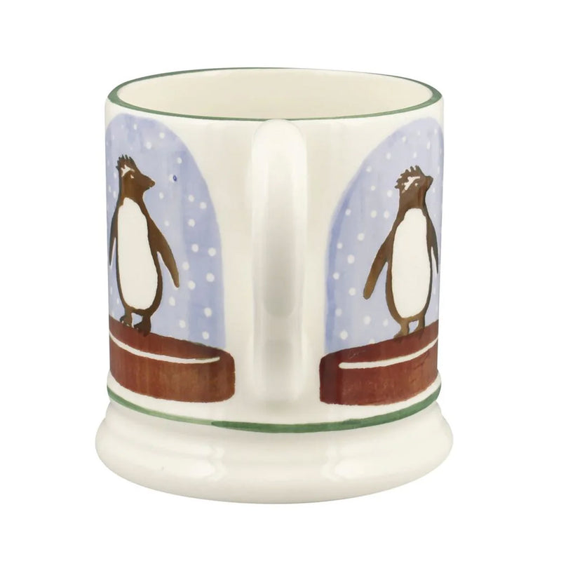 Emma Bridgewater Penguin Snow Globe 1/2 Pint Mug