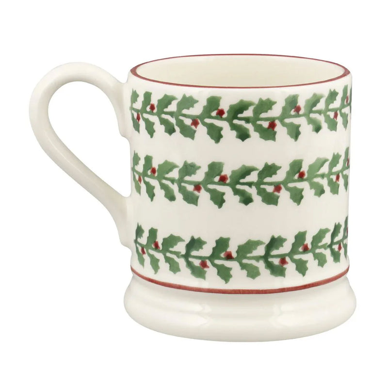 Emma Bridgewater Tiny Holly 1/2 Pint Mug