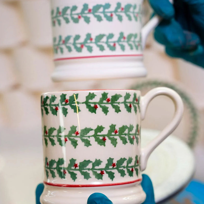 Emma Bridgewater Tiny Holly 1/2 Pint Mug