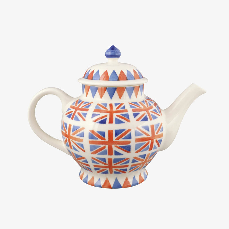 Emma Bridgewater Union Jack 4 Mug Teapot