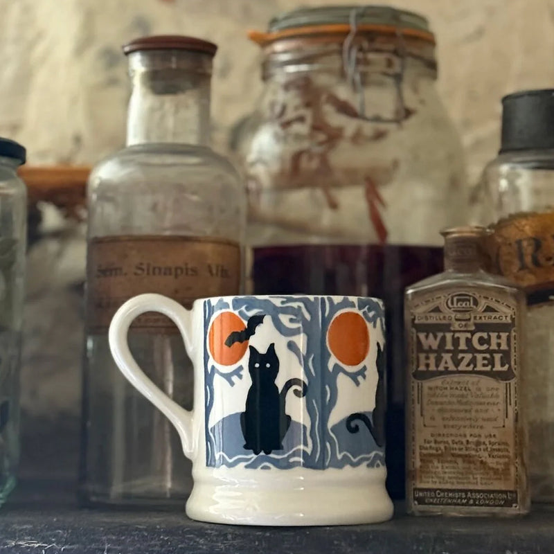 Emma Bridgewater The Wise Witches Black Cats 1/2 Pint Mug