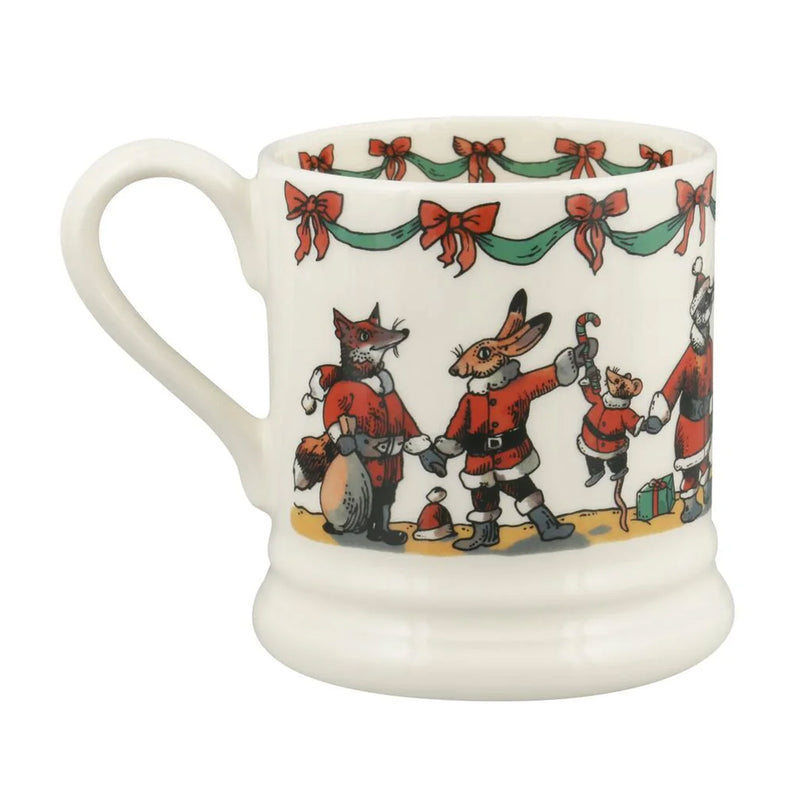 Emma Bridgewater Woodland Santa 1/2 Pint Mug