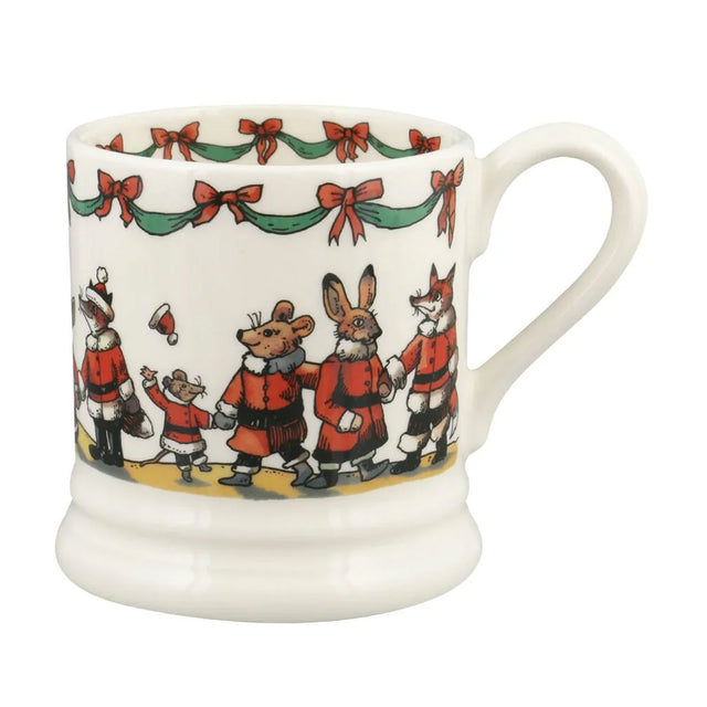 Emma Bridgewater Woodland Santa 1/2 Pint Mug