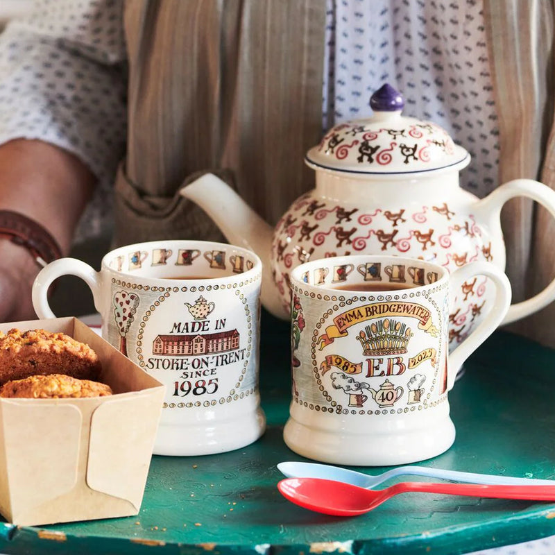 Emma Bridgewater 40 Years 1985-2025 1/2 Pint Mug