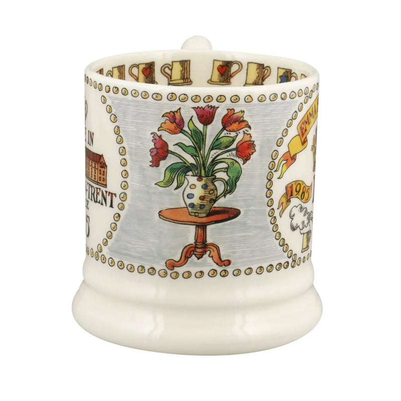 Emma Bridgewater 40 Years 1985-2025 1/2 Pint Mug