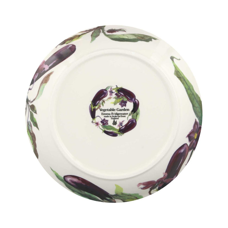Emma Bridgewater Vegetable Garden Aubergine & Flowers Medium Pasta Bowl
#5