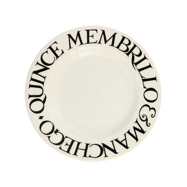 Emma Bridgewater Black Toast Quince 8 1/2 Inch Plate
