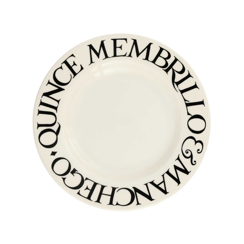 Emma Bridgewater Black Toast Quince 8 1/2 Inch Plate
