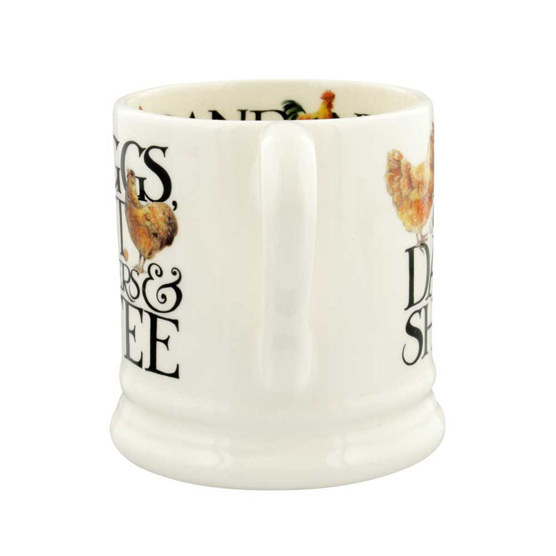 Emma Bridgewater Rise & Shine Eggs & Toast 1/2 Pint Mug