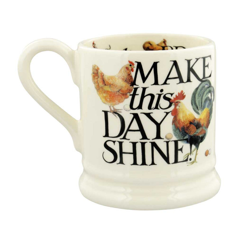 Emma Bridgewater Rise & Shine Eggs & Toast 1/2 Pint Mug
