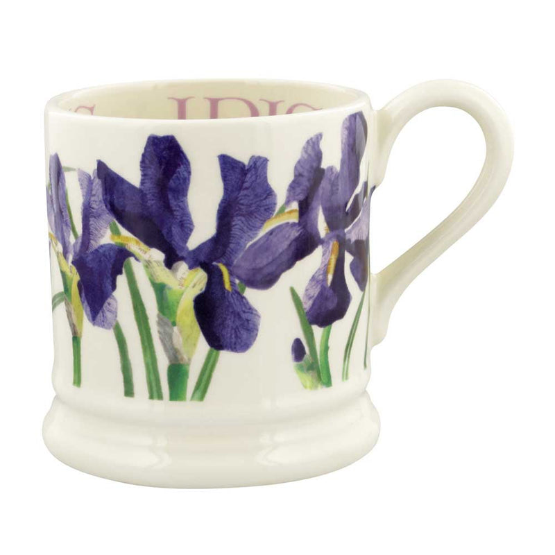 Emma Bridgewater Flowers Blue Iris 1/2 Pint Mug