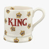 Emma Bridgewater Crowns King 1/2 Pint Mug