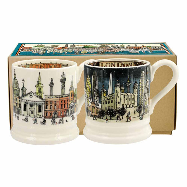Emma Bridgewater London Set of 2 1/2 Pint Mugs (Boxed)