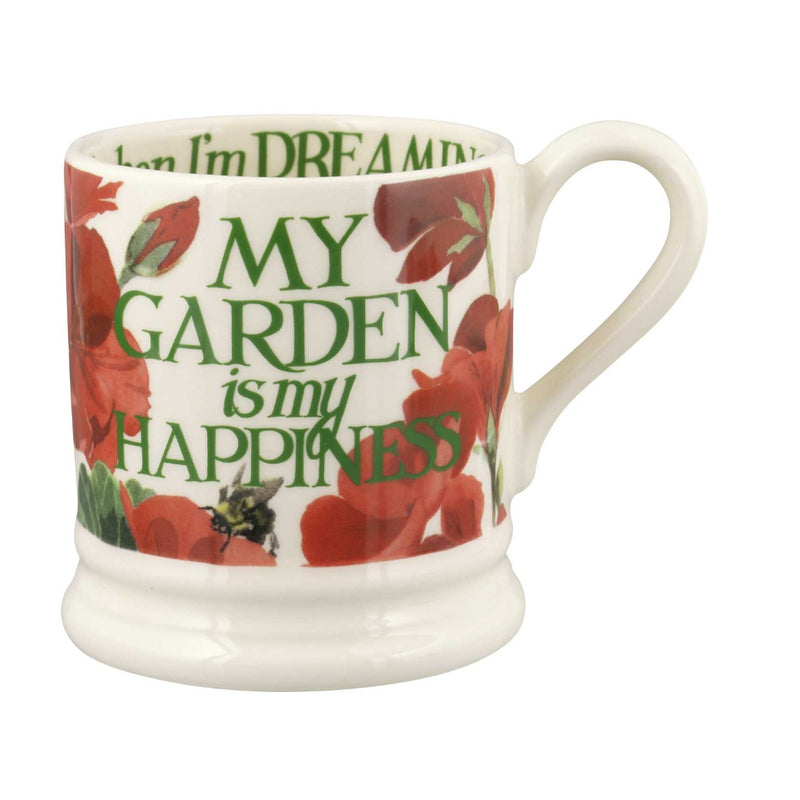 Emma Bridgewater My Garden Is My Happiness 1/2 Pint Mug
