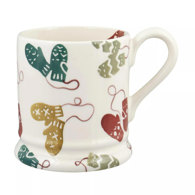 Emma Bridgewater Christmas Mittens 1/2 Pint Mug
