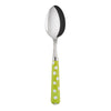 Sabre White Dots Lime 22cm Soup Spoon