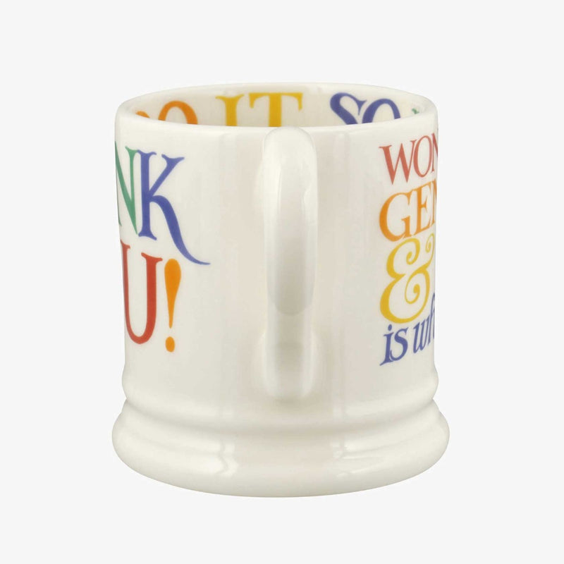Emma Bridgewater Rainbow Toast Thank You 1/2 Pint Mug
#3