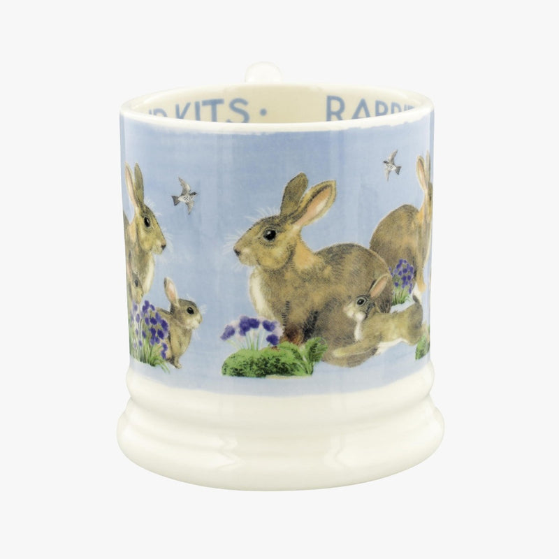Emma Bridgewater Blue Rabbits & Kits 1/2 Pint Mug
#4