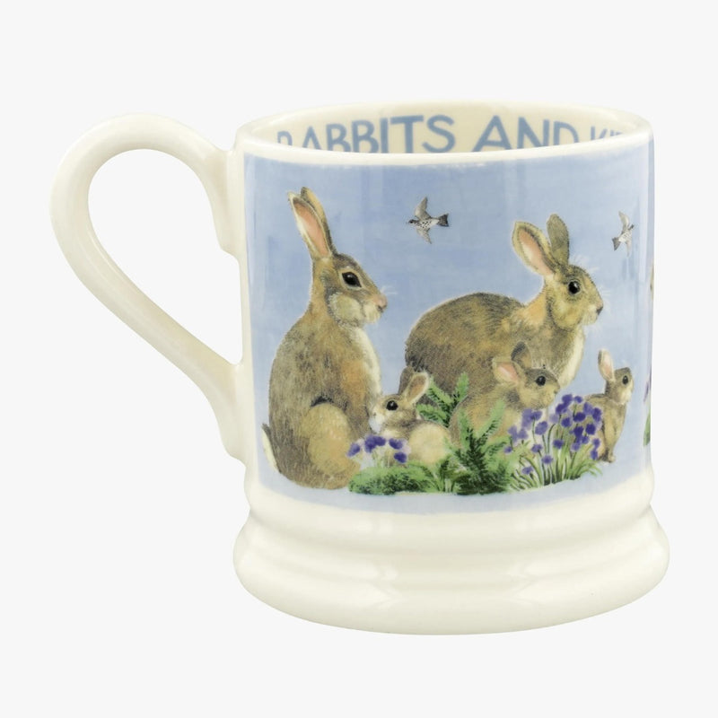 Emma Bridgewater Blue Rabbits & Kits 1/2 Pint Mug
#3