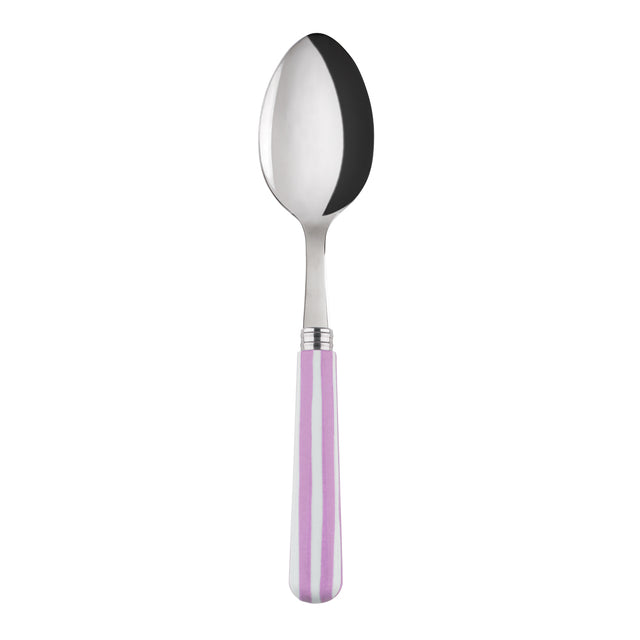 Sabre White Stripe Pink 22cm Soup Spoon
