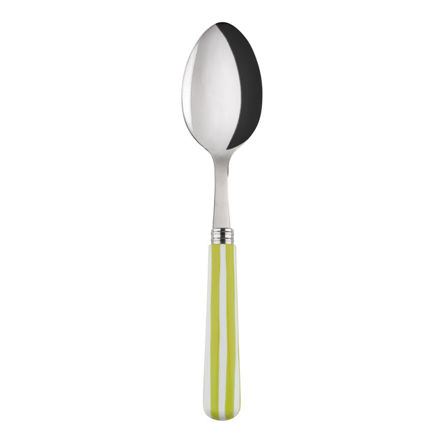 Sabre White Stripe Lime 22cm Soup Spoon