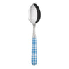 Sabre Gingham Light Blue 22cm Soup Spoon