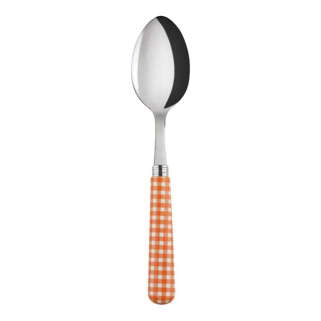 Sabre Gingham Orange 22cm Soup Spoon