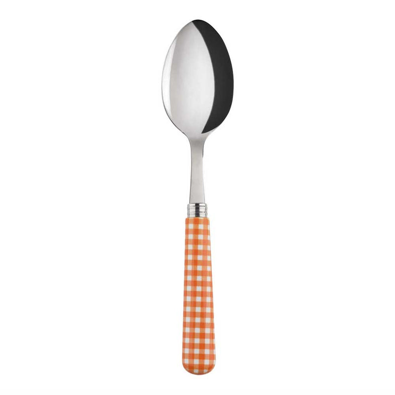 Sabre Gingham Orange 22cm Soup Spoon