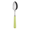 Sabre Gingham Lime 22cm Soup Spoon