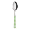 Sabre Gingham Garden Green 22cm Soup Spoon