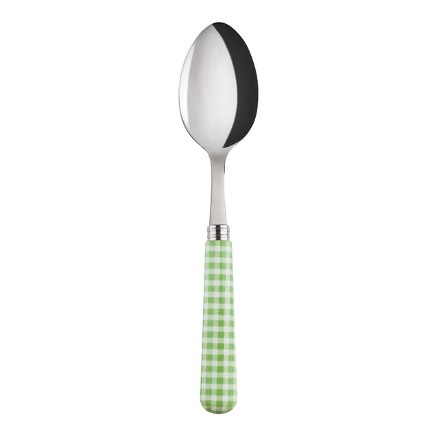 Sabre Gingham Garden Green 22cm Soup Spoon