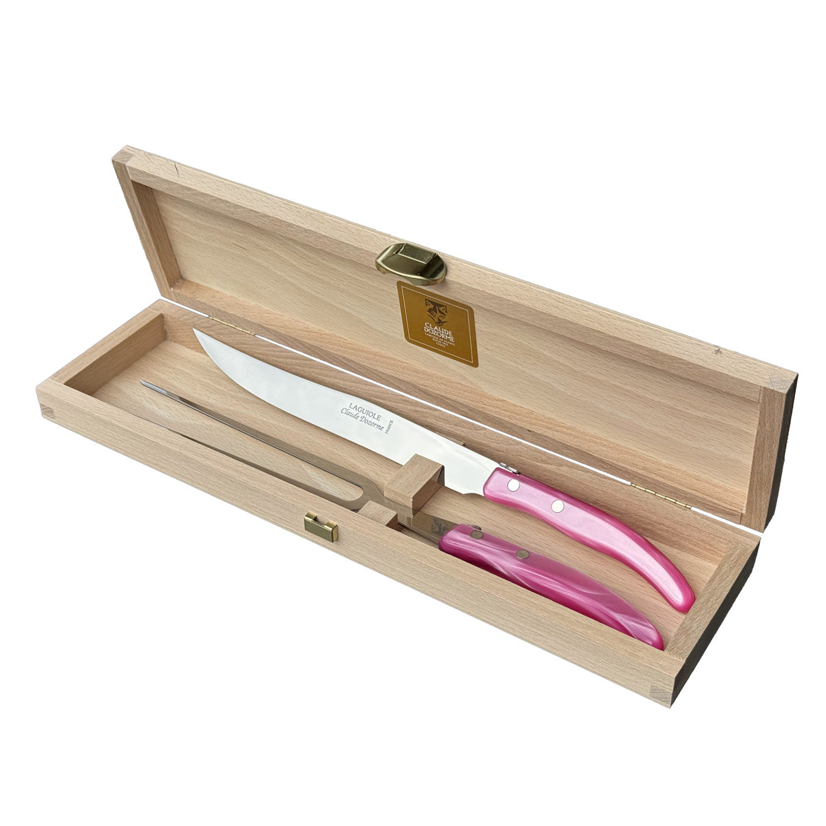 Claude Dozorme 12 pc Super Laguiole Rosewood – David Shuttle Ltd