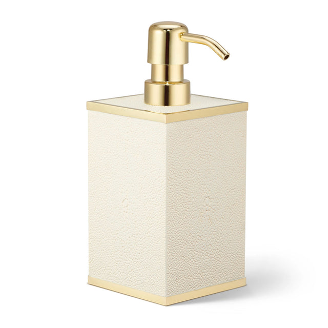 Aerin Classic Shagreen Soap Pump Dispenser, Cream