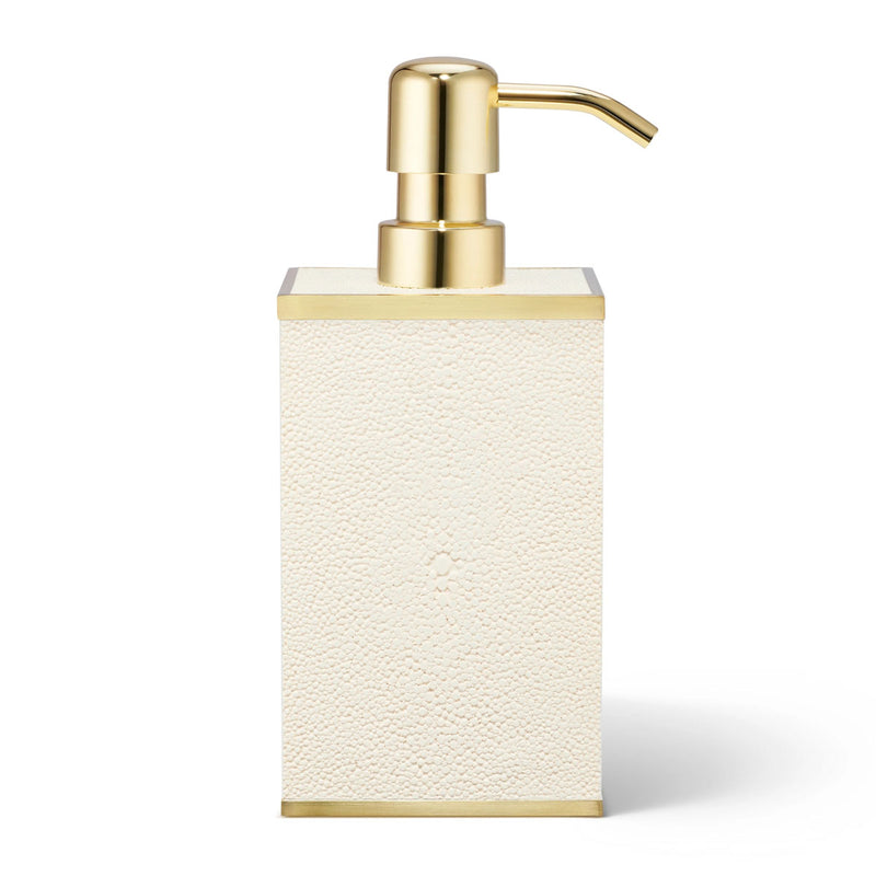 Aerin Classic Shagreen Soap Pump Dispenser, Cream