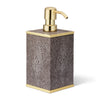Aerin Classic Shagreen Soap Pump Dispenser, Chocolate