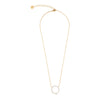 Coeur De Lion Sparkling Circle Gold Necklace