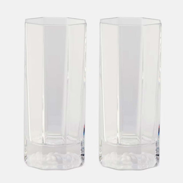 Versace Medusa Lumiere Longdrink Glass, Set of 2