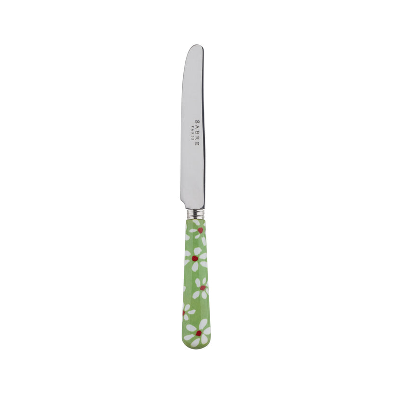 Sabre Marguerite Garden Green 17cm Breakfast Knife