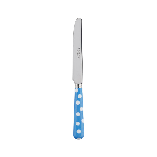 Sabre White Dots Light Blue 17cm Breakfast Knife