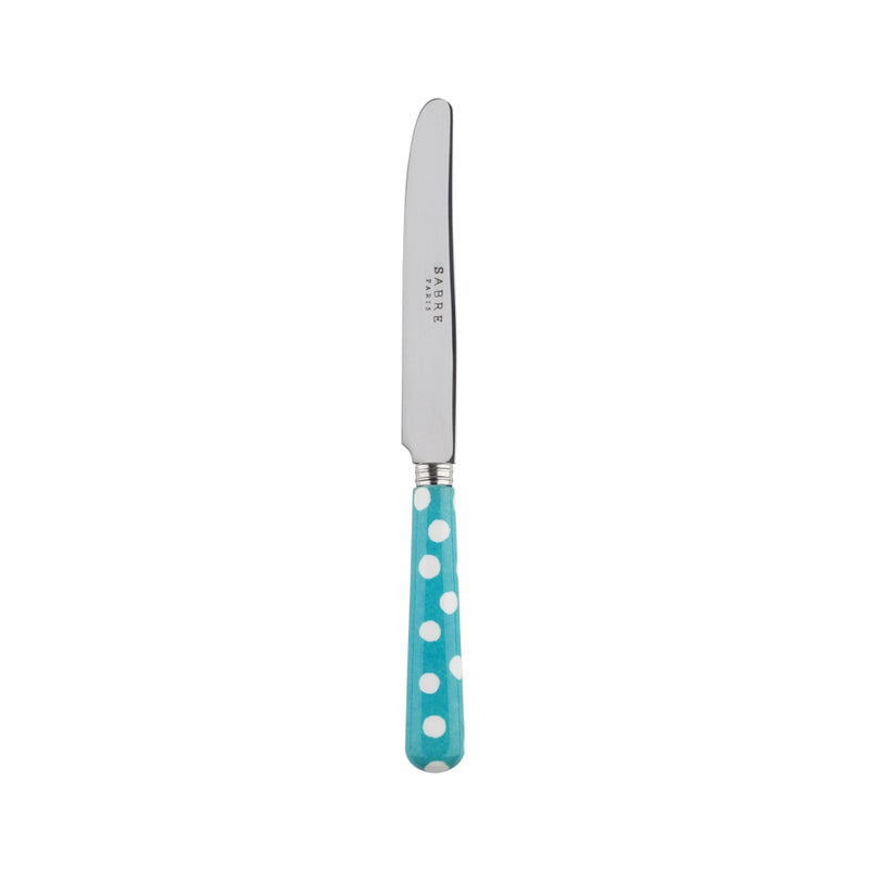Sabre White Dots Turquoise 17cm Breakfast Knife
