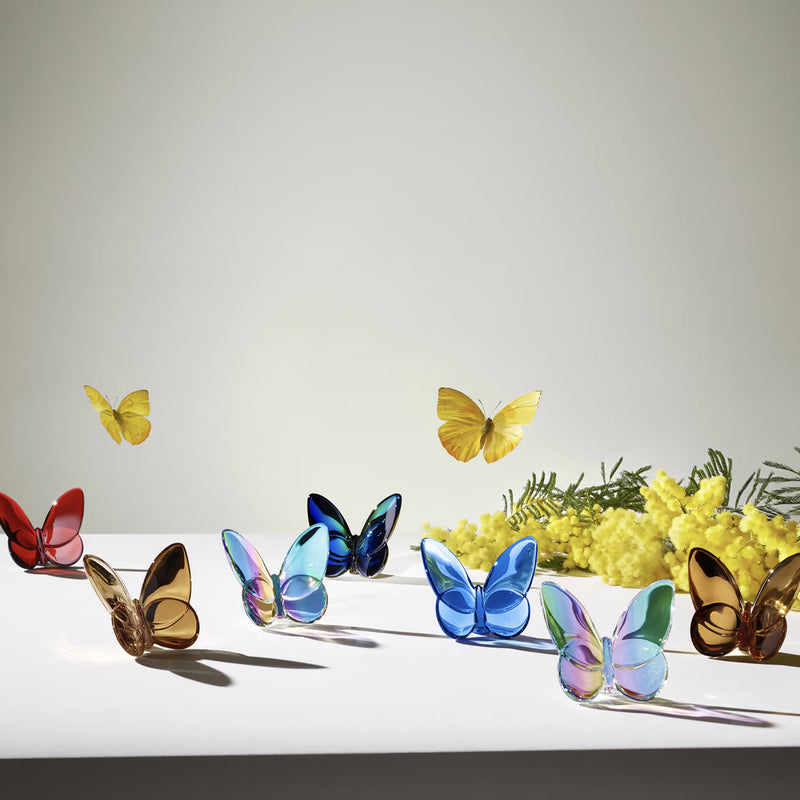Baccarat Papillon Lucky Peony Butterfly