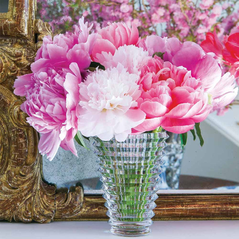 Baccarat Eye Oval White Vase