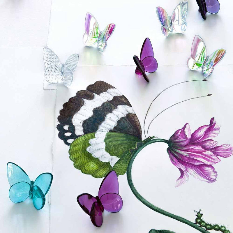 Baccarat Papillon Lucky Turquoise Butterfly
