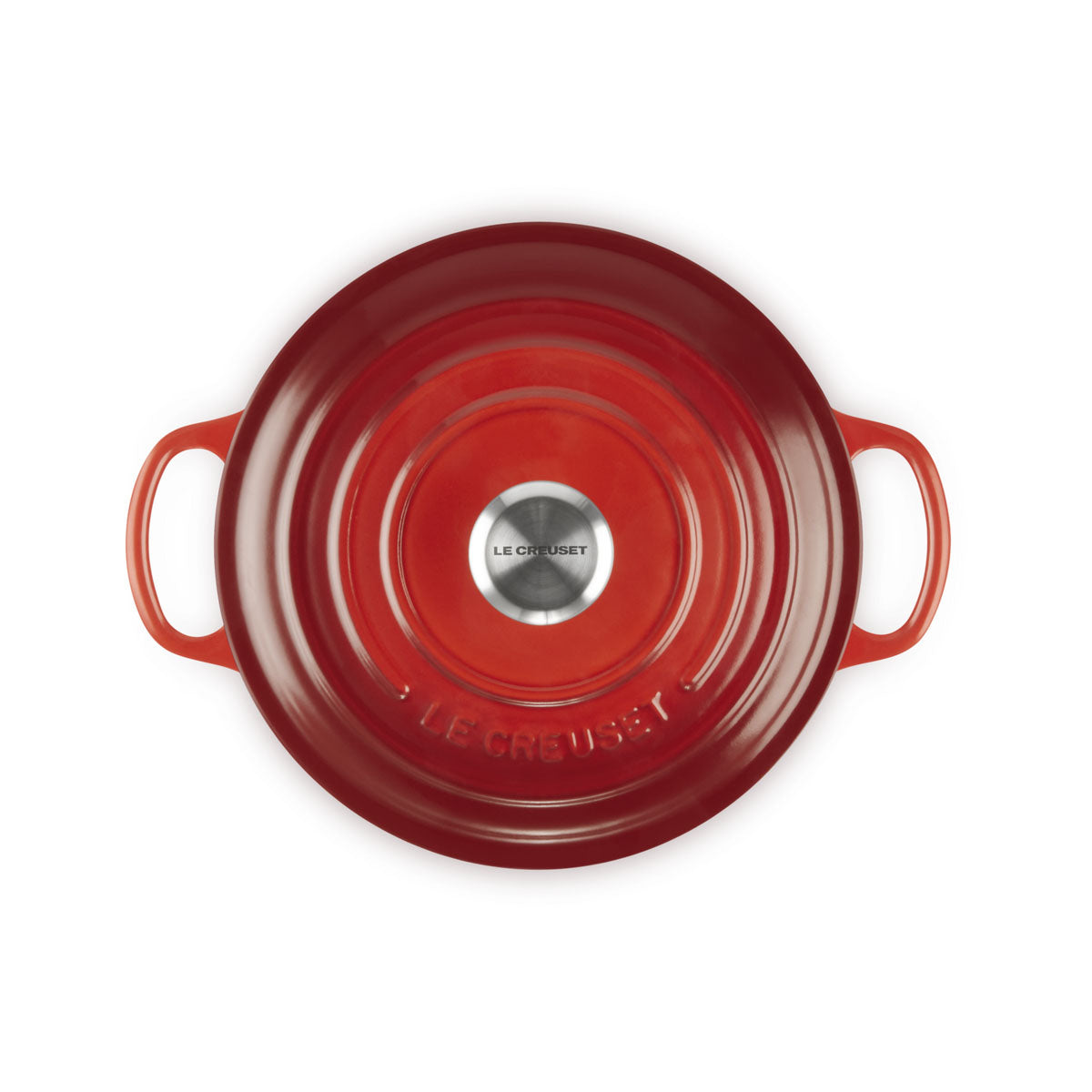 Le Creuset Signature Cast Iron Round Casserole 20cm Cerise – David