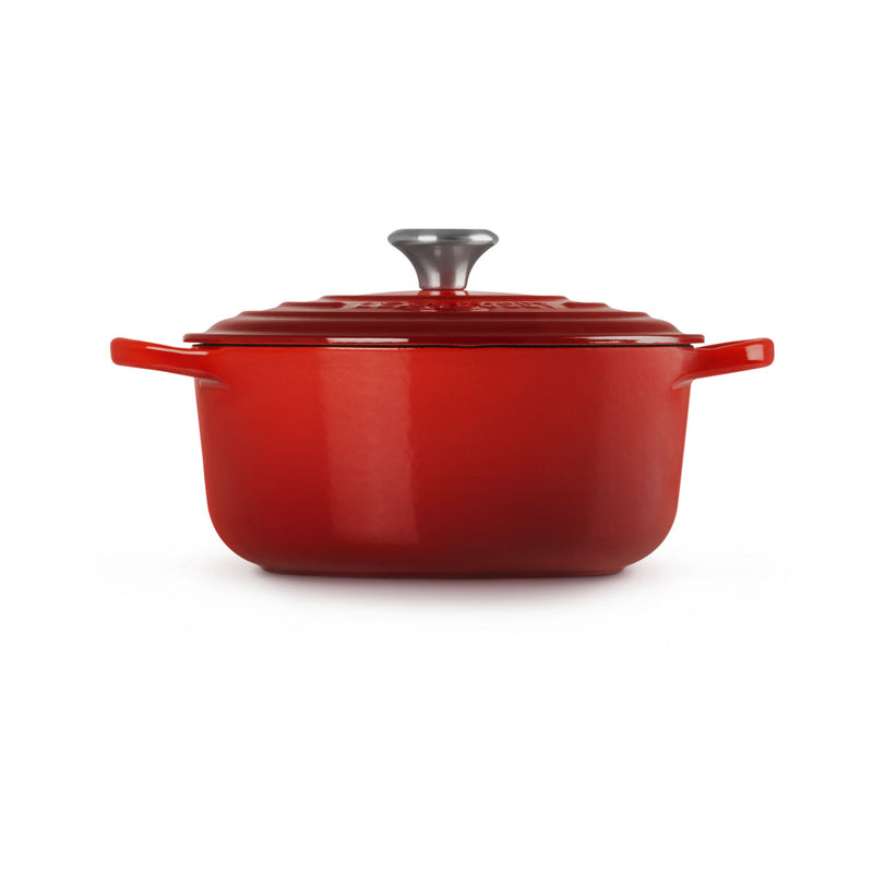 Le Creuset Signature Cast Iron Round Casserole 20cm Cerise