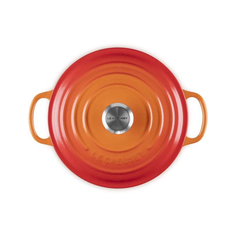 Le Creuset Signature Cast Iron Round Casserole 20cm Volcanic