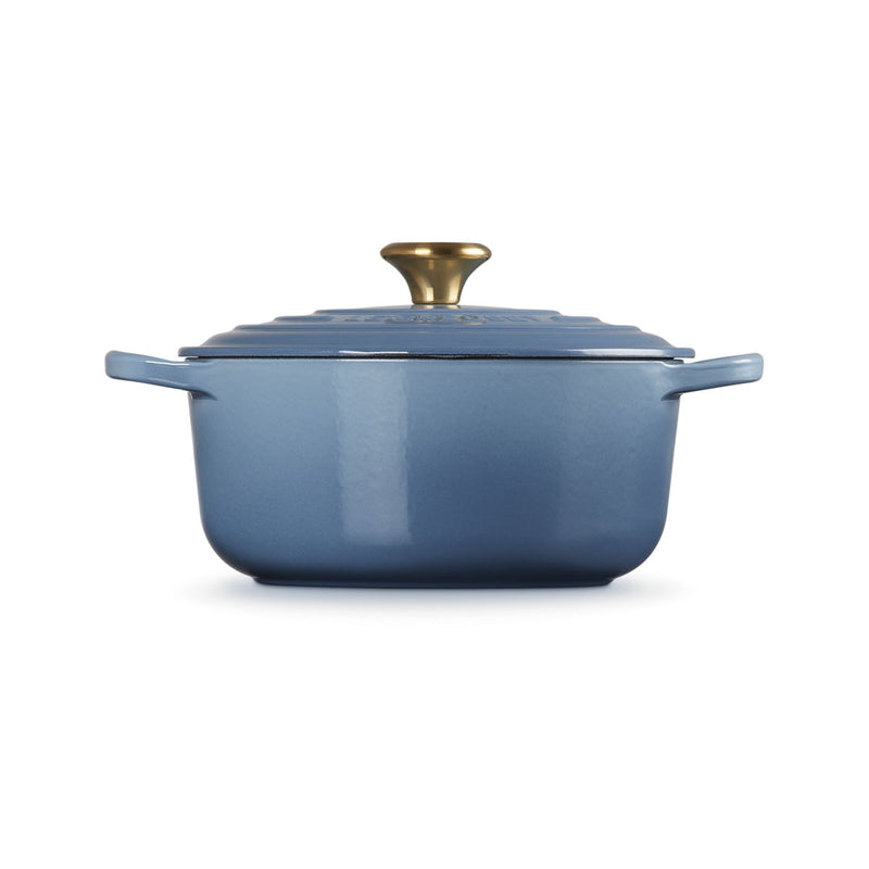 Le Creuset Signature Cast Iron Round Casserole 20cm Chambray