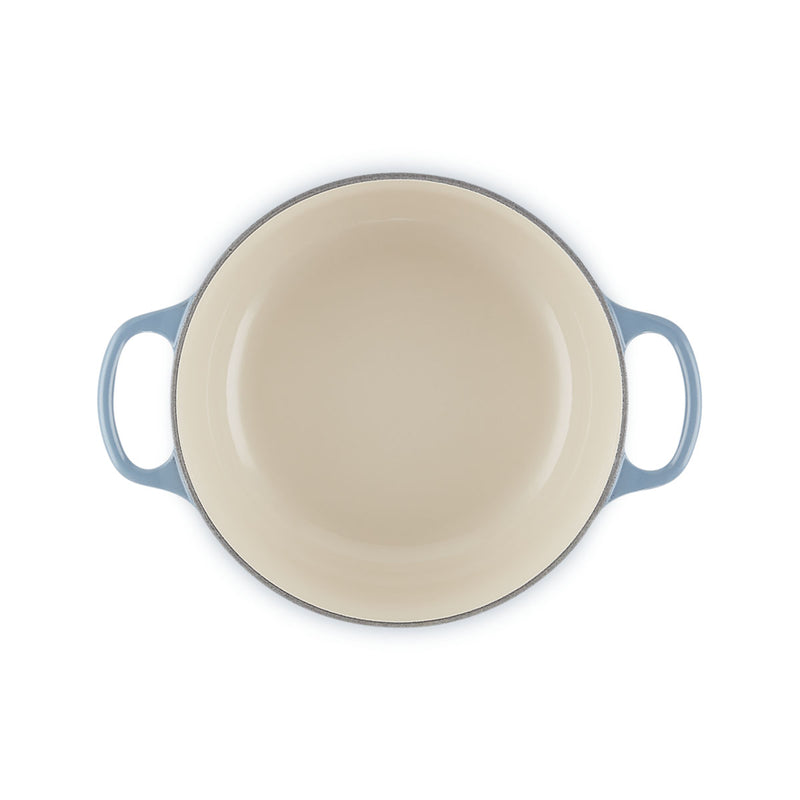 Le Creuset Signature Cast Iron Round Casserole 20cm Chambray
